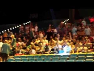 FANS ARRIVE EARLY @ FLOYD MAYWEATHER v ROBERT GUERRERO WEIGH-IN AT MGM GRAND