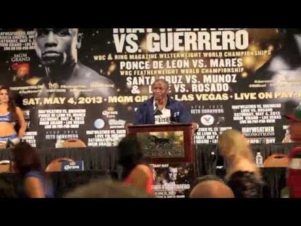 FLOYD MAYWEATHER SENIOR POST FIGHT PRESS CONFERENCE / MAYWEATHER v GUERRERO / MAYDAY