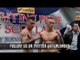 MICHAEL ROBERTS v MARIUSZ BAK - OFFICIAL WEIGH IN / iFILM LONDON / FIGHTING PRIDE OF SCOTLAND