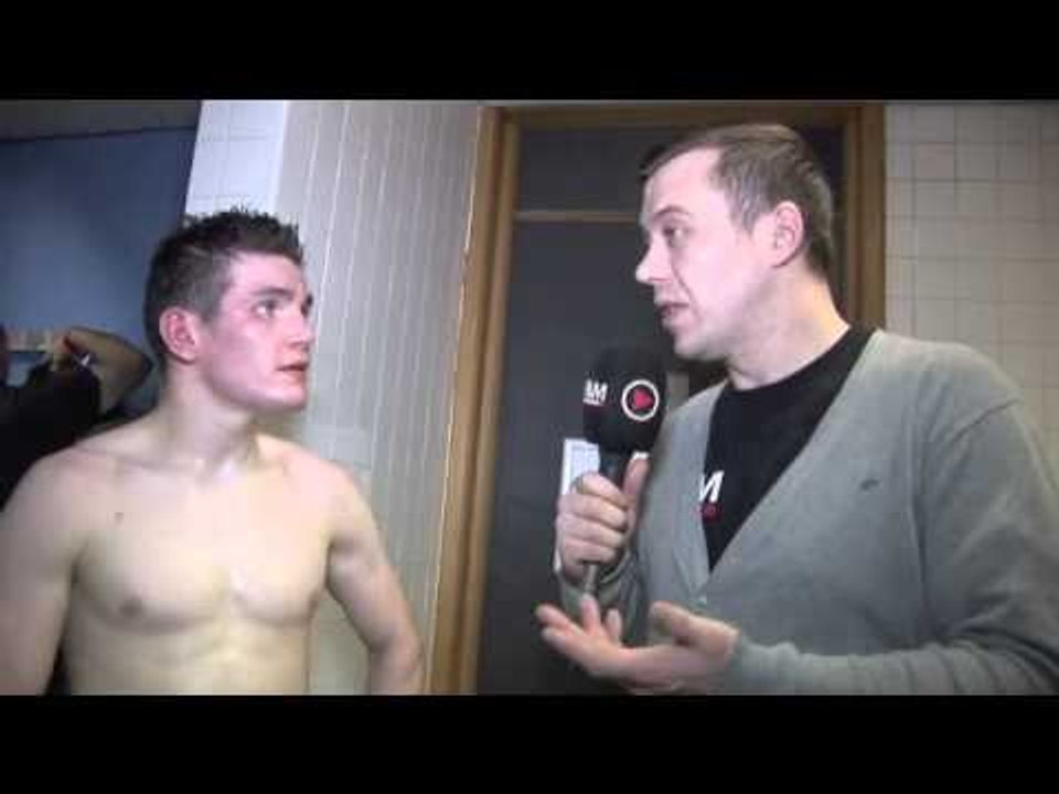 LEE CONNELLY POST FIGHT INTERVIEW AFTER HIS VICTORY OVER KRIS DAVEY FOR iFILM LONDON/PONDSFORGE