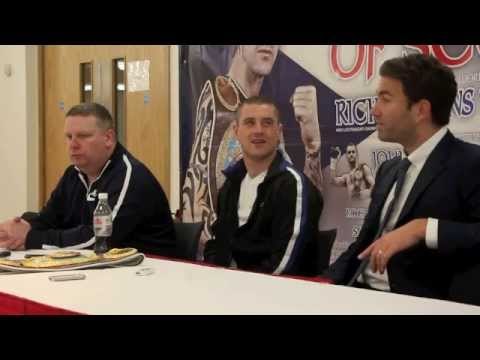 RICKY BURNS v JOSE GONZALEZ POST-FIGHT PRESS CONFERENCE / iFILM LONDON / FIGHTING PRIDE OF SCOTLAND