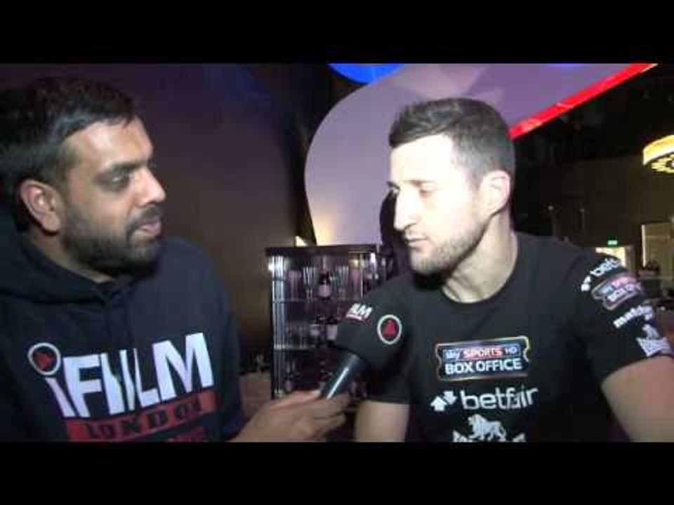 CARL FROCH TALKS MIKKEL KESSLER, GEORGE GROVES & BERNARD HOPKINS / FROCH v KESSLER 2 PRESSER