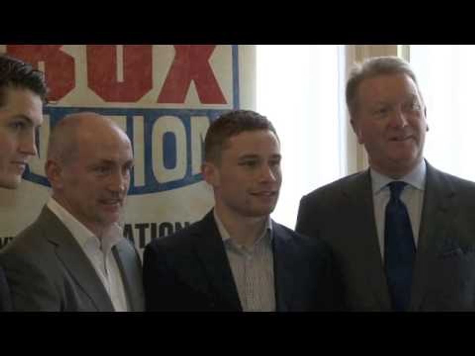 CARL FRAMPTON, BARRY McGUIGAN & FRANK WARREN @ PRESS CONFERENCE / iFILM LONDON