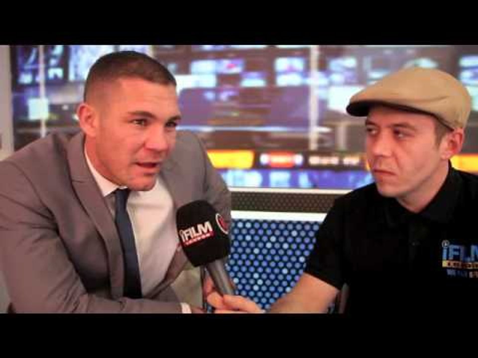 JAMIE MOORE TALKS CARL FROCH v MIKKEL KESSLER 2 / iFILM LONDON @ SKY STUDIOS