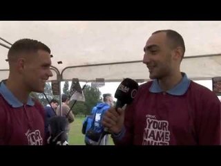 BRADLEY SKEETE INTERVIEWS RICKY BOYLAN @ THE TEAM LAMBETH BOXING CHARITY FOOTBALL MATCH