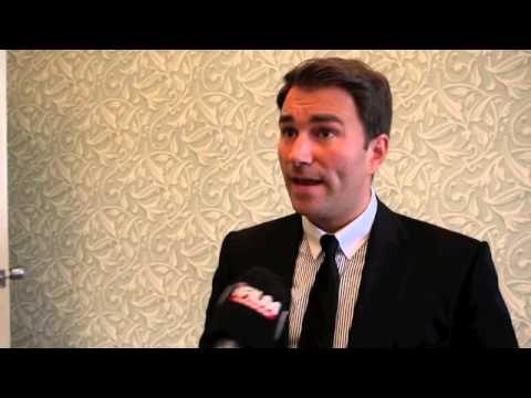 EDDIE HEARN TALKS SCOTT QUIGG SIGNING, FRAMPTON, McGUIGAN, BELLEW & HAYE v FURY / iFILM LONDON