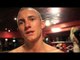 PAUL BUTLER POST FIGHT INTERVIEW @ LIVERPOOL OLYMPIA / BUTLER v ALI