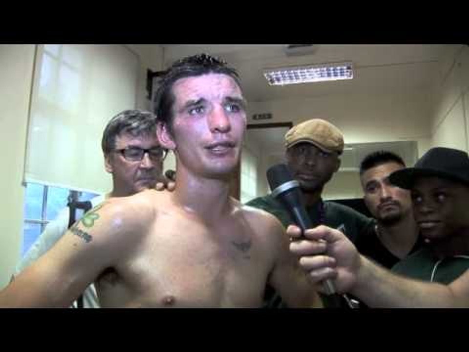 DEAN BYRNE POST FIGHT INTERVIEW & THOUGHTS ON KELL BROOK v CARSON JONES 2 & SWITCHING MANAGEMENT