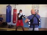 KELL BROOK & DOMINIC INGLE TRAINING FOOTAGE @ INGLE GYM / BROOK v PORTER / iFL TV W/ SCOTTS MENSWEAR