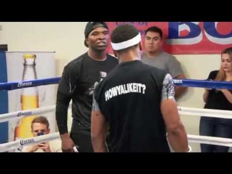 KENNY PORTER TALKING SHAWN PORTER THROUGH WORKOUT / PORTER v BROOK