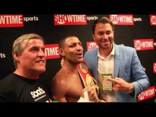 EMOTIONAL DRESSING ROOM SCENES AS KELL BROOK IS CROWNED IBF WELTERWEIGHT CHAMPION OF THE WORLD !