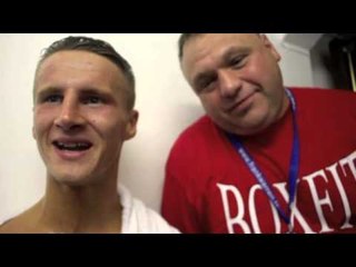 TOMMY MARTIN POST-FIGHT INTERVIEW @ YORK HALL / MARTIN v LAIGHT / 27th JULY 2013