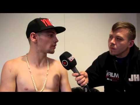 CHRIS JENKINS OUTPOINTS LAURENT FERRA IN GLASGOW - POST FIGHT INTERVIEW