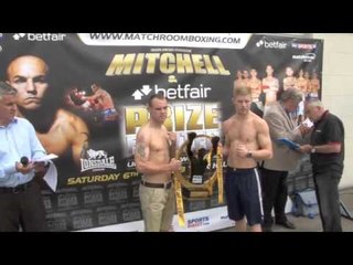 PRIZEFIGHTER - LIGHT WELTERWEIGHTS 3 - WEIGH IN @ MATCHROOM HQ (ESSEX)