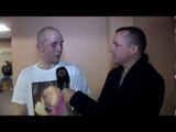 POST FIGHT INTERVIEW WITH JOE HILLERBY BY BOXING IRELANDS LEONARD GUNNING / CELTIC CLASH