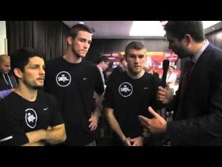 EDDIE HEARN INTERVIEWS THE SMITH BROTHER (STEPHEN, LIAM & CALLUM) IN LIVERPOOL.