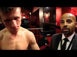 ROBBIE DAVIES JNR KO'S JOSH THORNE IN ROUND 1 - POST FIGHT INTERVIEW WITH ROBBIE & DAVID COLDWELL