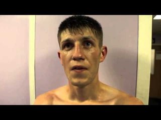 JASON CUNNINGHAM POST FIGHT INTERVIEW @ MAGNA (ROTHERHAM) -  CUNNINGHAM v KING