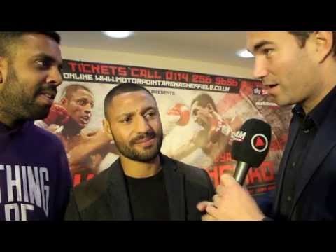 KELL BROOK (WITH EDDIE HEARN) INTERVIEW AT BROOK v SENCHENKO PRESS CONFERENCE (SHEFFIELD)
