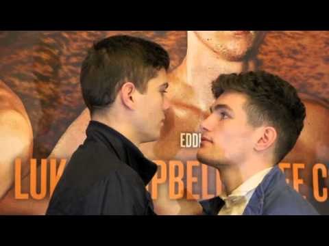 LUKE CAMPBELL v LEE CONNELLY HEAD TO HEAD @ PRESS CONFERENCE / EYE OF THE TIGERS