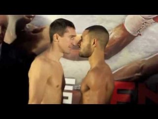 KELL BROOK v VYACHESLAV SENCHENKO - OFFICIAL WEIGH IN @ GROSVENOR CASINO, SHEFFIELD