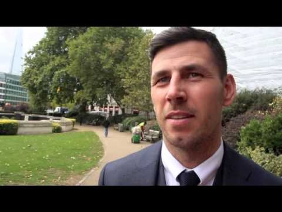 DARREN BARKER TALKS FELIX STURM @ LONDON PRESS CONFERENCE / BARKER v STURM