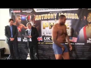 PRIZEFIGHTER - THE HEAVYWEIGHTS - UK v USA EDITION - THE OFFICIAL WEIGH IN