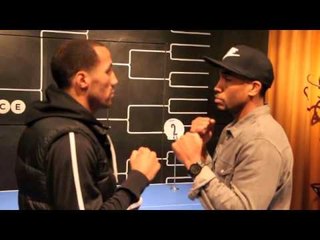 JAMES DeGALE v DYAH DAVIS - HEAD TO HEAD @ FINAL PRESS CONFERENCE (LONDON)