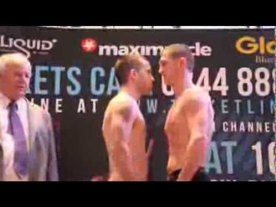 LENNY DAWS v TONY PACE - OFFICIAL WEIGH IN / FROM GLOW (BLUEWATER)