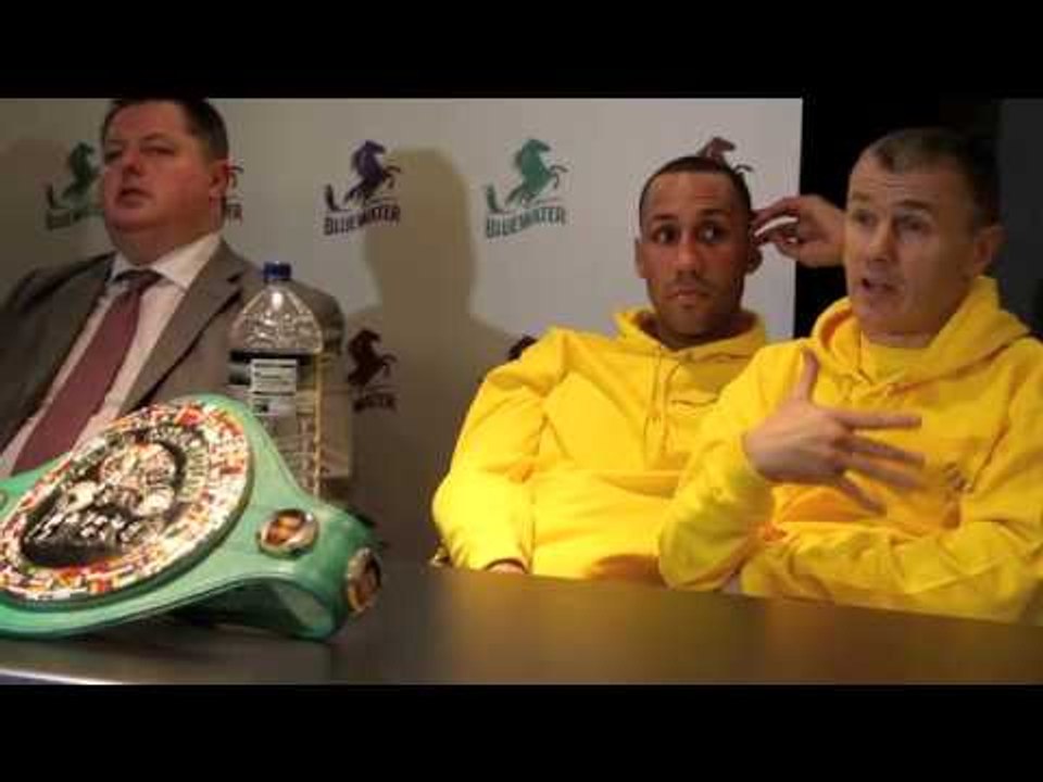 JAMES DeGALE v DYAH DAVIS - FULL POST FIGHT PRESS CONFERENCE FROM  GLOW (BLUEWATER)