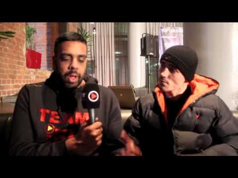 ANTHONY CROLLA TALKS TO KUGAN CASSIUS AHEAD OF FIGHT WITH STEPHEN FOSTER JNR. / FROCH v GROVES