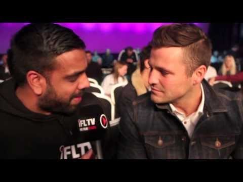MARK WRIGHT TALKS TO KUGAN CASSIUS ABOUT JAMES DeGALE - INTERVIEW FOR iFL TV (AT GLOW)