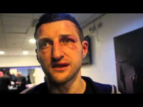 CARL FROCH POST FIGHT INTERVIEW / REACTION TO FROCH v GROVES / BATTLE OF BRITAIN