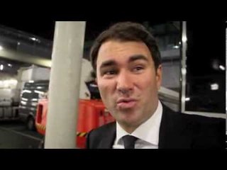EDDIE HEARN REACTS TO DARREN BARKER'S WORLD TITLE DEFEAT TO FELIX STURM - POST FIGHT INTERVIEW