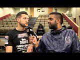 CARL FROCH - 'I AM REALLY LOOKING FORWARD TO HITTING HIM (GROVES) HARD IN THE FACE' / FROCH v GROVES