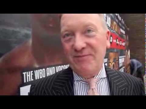 FRANK WARREN TALKS CHISORA, FURY / PRICE, CLEVERLY, BUGLIONI & FROCH v GROVES