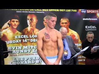 MARTIN J WARD v BEN WAGER - OFFICIAL WEIGH IN FROM THE EXCEL / SEASON'S BEATINGS
