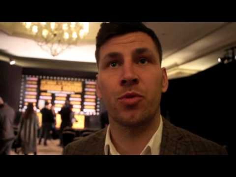 DARREN BARKER - 'REGARDLESS OF WHAT MY DECISION (WILL BE), I AM HAPPY' - / DeNIRO v STALLONE PRESSER