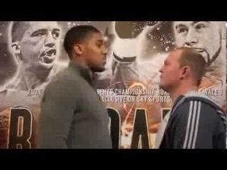 ANTHONY JOSHUA V DORIAN DARCH - HEAD TO HEAD @ PRESS CONFERENCE - 'RELOADED'