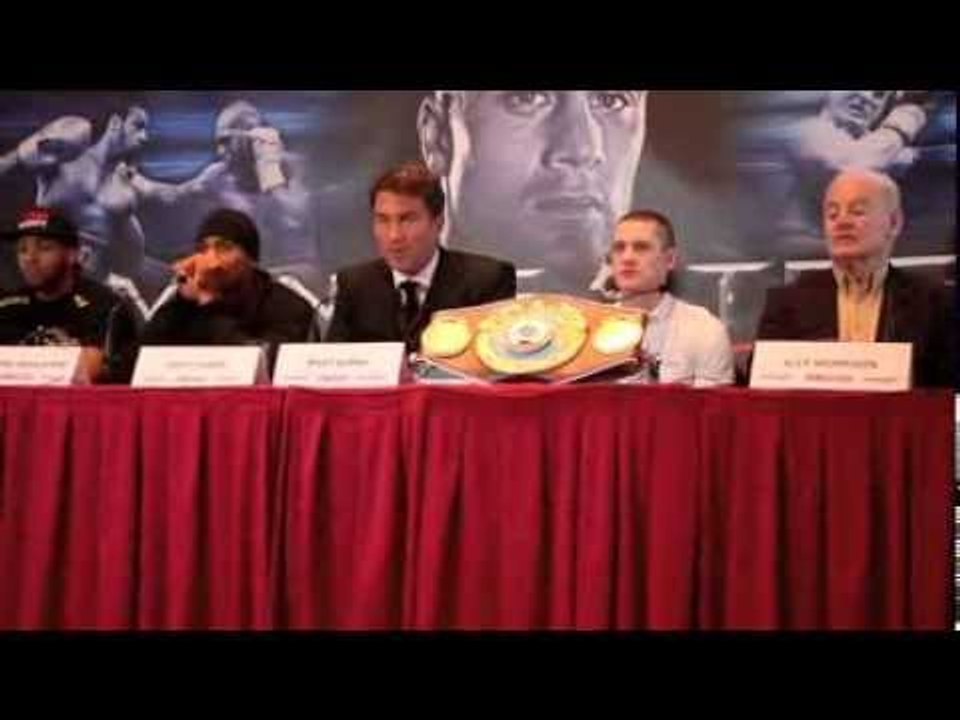 RICKY BURNS v TERENCE CRAWFORD / STEPHEN SIMMONS v WADI CAMACHO - PRESS CONFERENCE (GLASGOW)