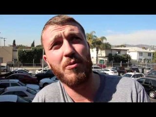 SCOTT CARDLE TALKS TO  KUGAN CASSIUS @  WILD CARD BOXING CLUB (LOS ANGELES)