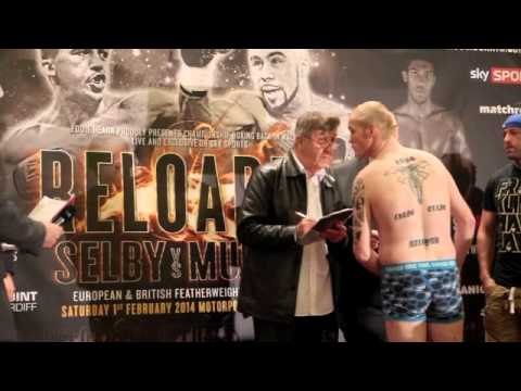JASON COOK v TONY PACE - OFFICIAL WEIGH-IN (CARDIFF) - 'RELOADED'