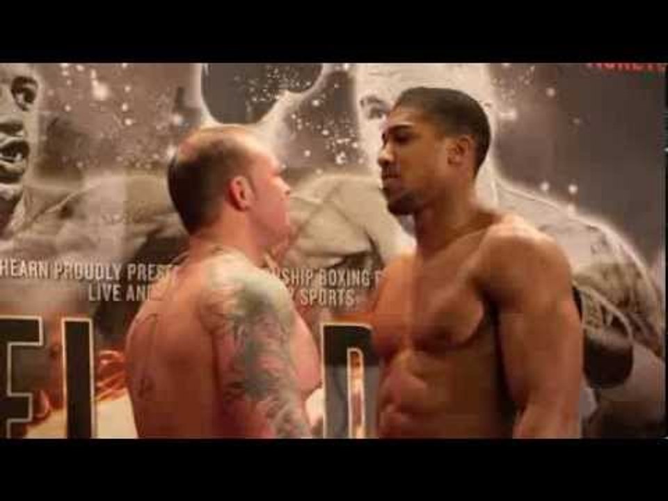 ANTHONY JOSHUA v DORIAN DARCH - OFFICIAL WEIGH-IN (CARDIFF) - 'RELOADED'