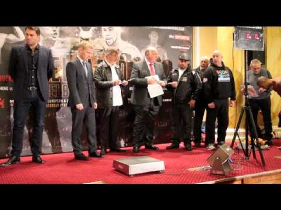 LEE SELBY v RENDALL MUNROE - OFFICIAL WEIGH-IN (CARDIFF) - 'RELOADED'