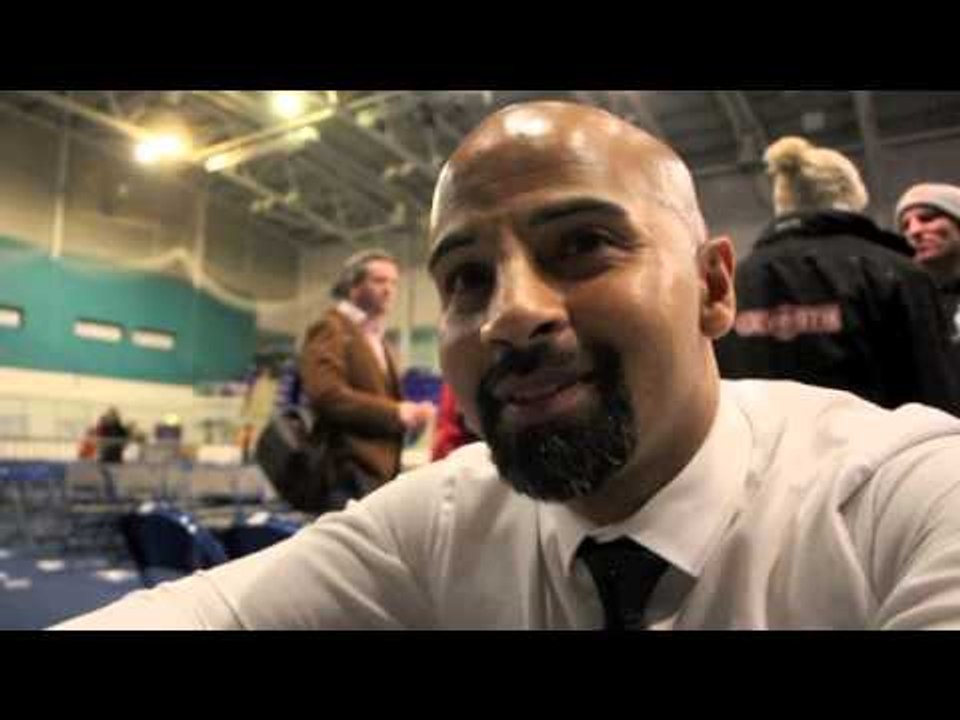 DAVID COLDWELL POST SHOW INTERVIEW FOR 'PRIDE OF YORKSHIRE' @ SHEFFIELD ICE