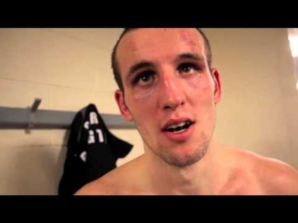 ROD SMITH RECOVERS FROM 1ST ROUND KNOCK DOWN TO BEAT MAX MAXWELL - POST FIGHT INTERVIEW