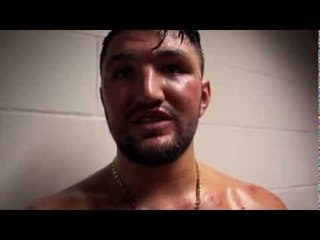 HUGHIE FURY DESTROYS MATTHEW GREER IN TWO ROUNDS - POST FIGHT INTERVIEW