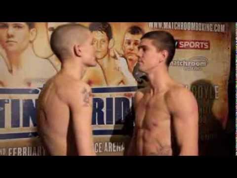 LUKE CAMPBELL (MBE) v SCOTT MOISES - OFFICIAL WEIGH IN (HULL) - FIGHTING PRIDE