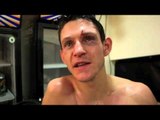 GAVIN McDONNELL STOPS LEIGH WOOD IN ROUND 6 TO CLAIM VACANT BRITISH TITLE - POST FIGHT INTERVIEW