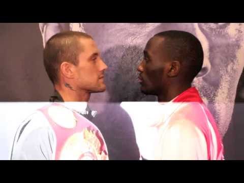 RICKY BURNS v TERRANCE CRAWFORD HEAD TO HEAD @ FINAL PRESS CONFERENCE - MAN OF STEEL